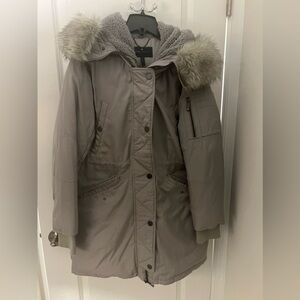 Gray BCBG Max Azria Parka EUC